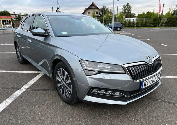 Skoda Superb cena 134999 przebieg: 72220, rok produkcji 2021 z Warszawa małe 232